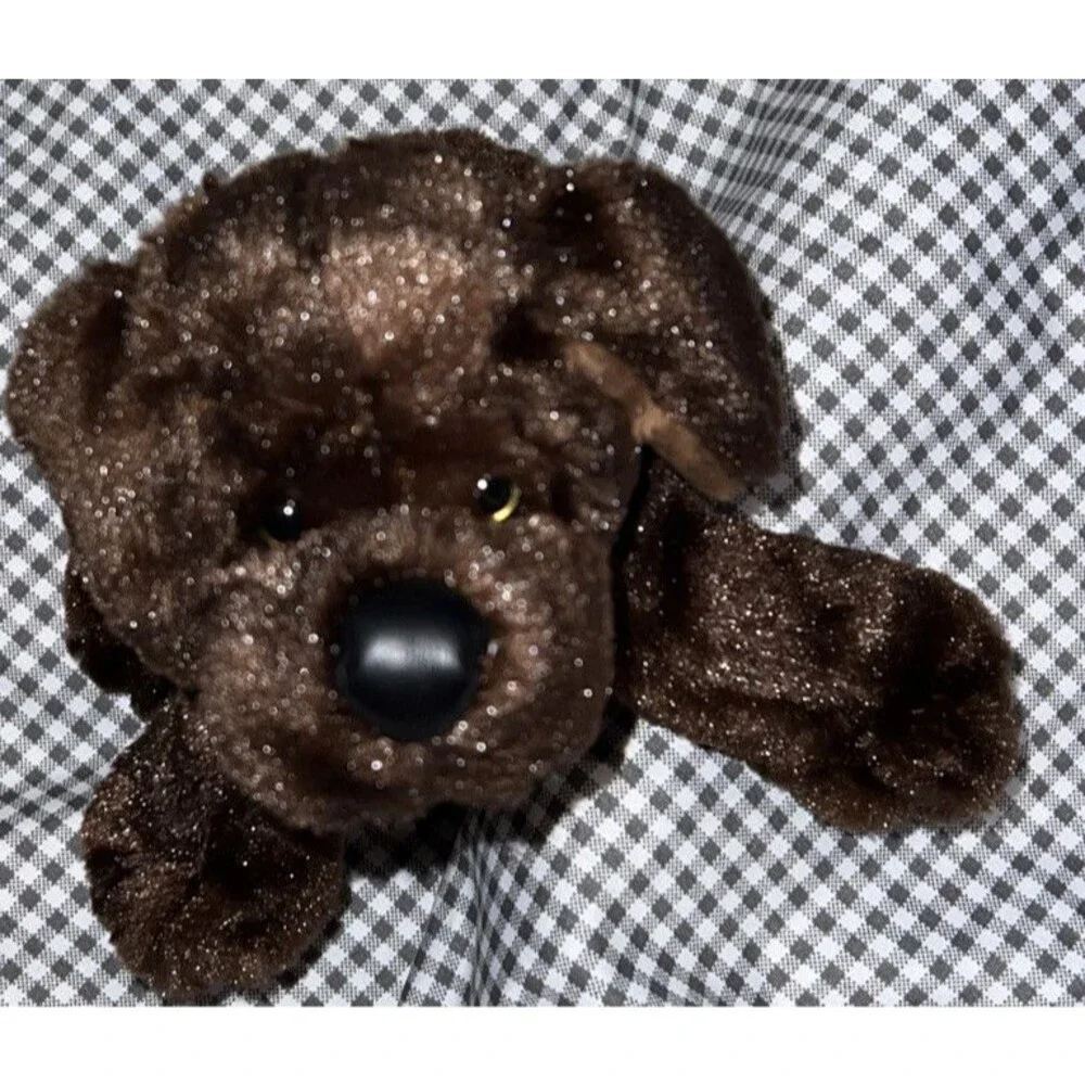 Chocolate Lab Dog Plush By Ganz Heritage Collection 9” Labrador Retriever Has #